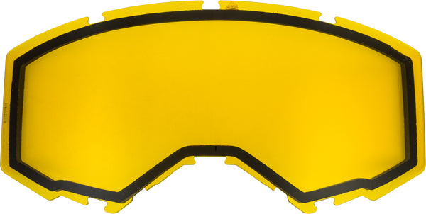 Dual Lens W-o Vents Adult Yellow