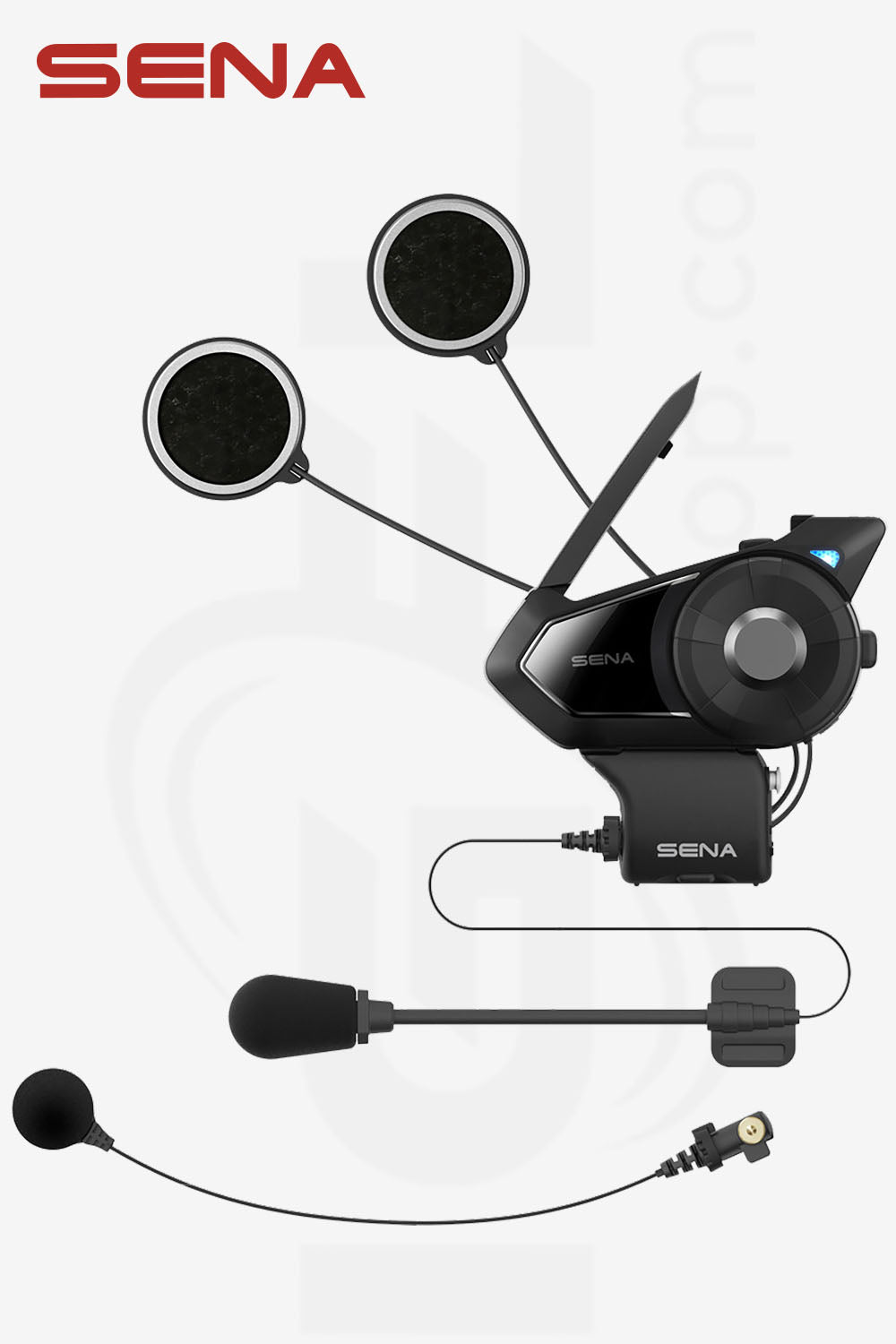 HEADSET 30K-01D Motorcycle Bluetooth with Mesh Intercom Dual