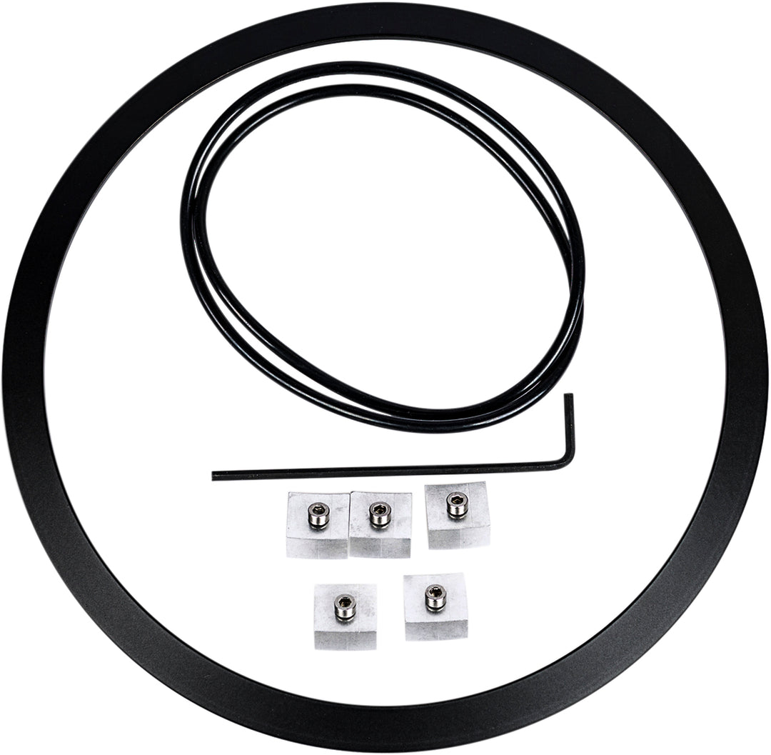 7" Adapter Ring Kit Blk Triumph