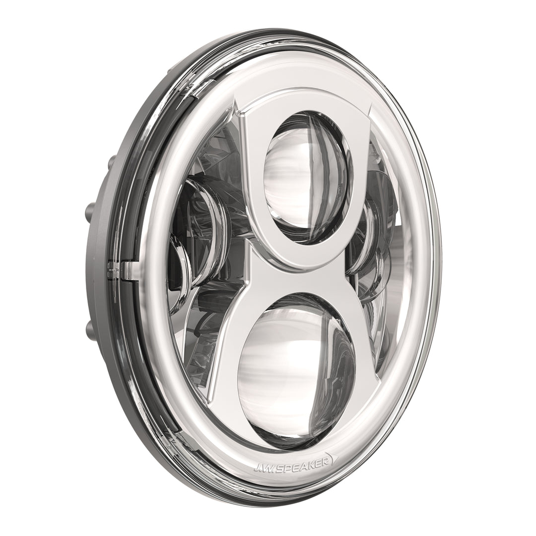 8700 Ev2-s Headlamp 7" Chr Bezel