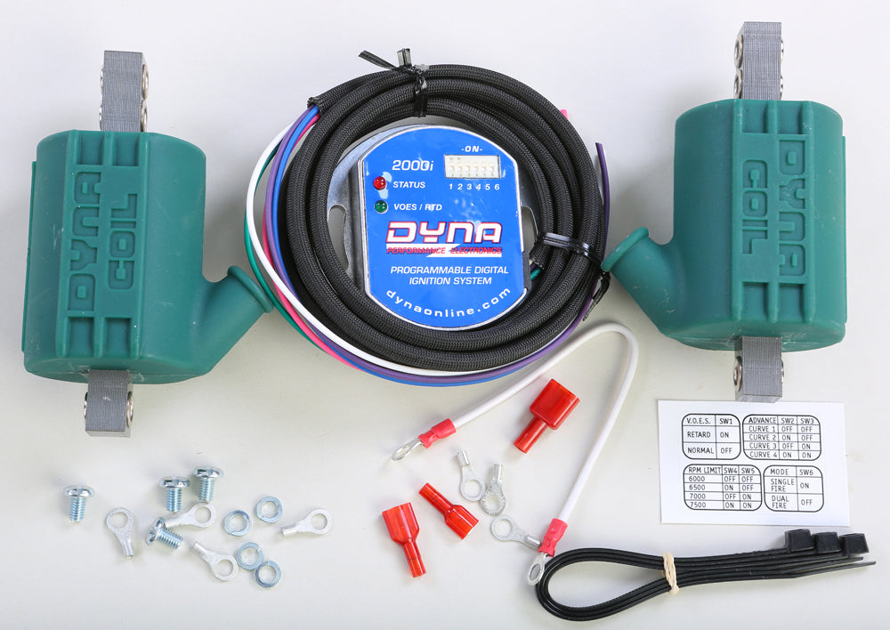 Dyna 2000i Carb Single Plug - Single Fire Kit