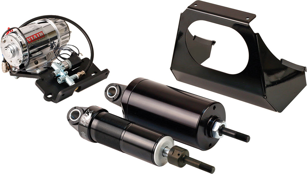 Air Shocks Fox Series Blk 01-17 Softail