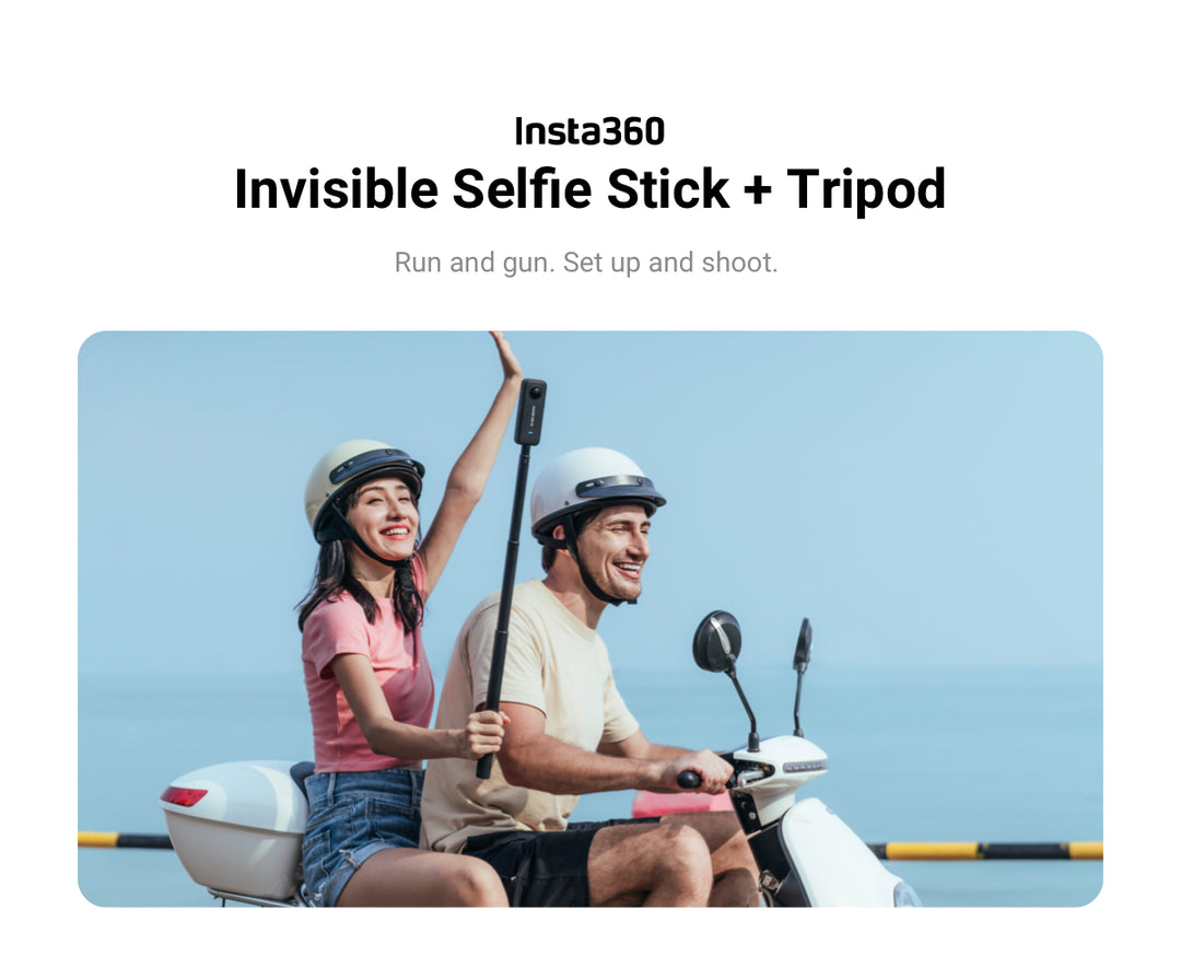Insta360 2-in-1 Invisible Selfie Stick + Tripod (CINX2CB/G)