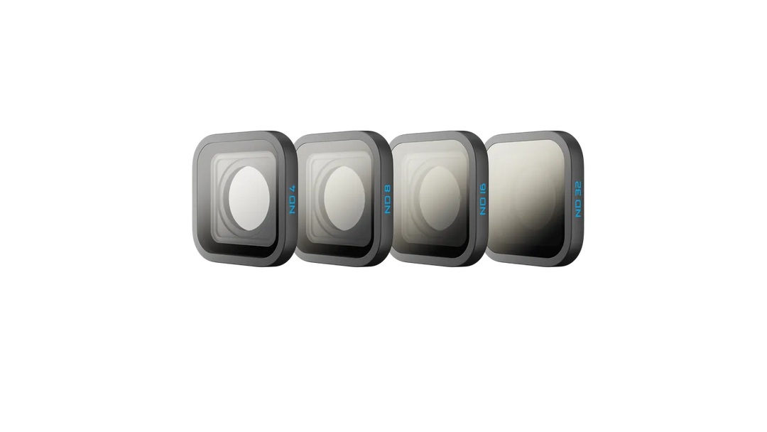 GoPro Smart Motion Blur ND Filter 4-Pack (AENDF-001) – ND4/8/16/32 for HERO13 Black