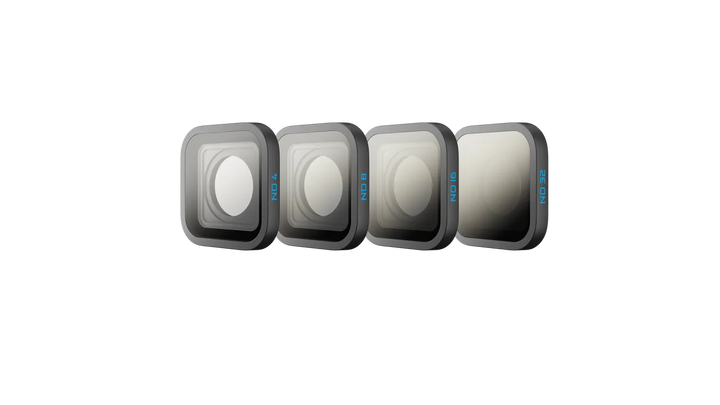 GoPro Smart Motion Blur ND Filter 4-Pack (AENDF-001) – ND4/8/16/32 for HERO13 Black