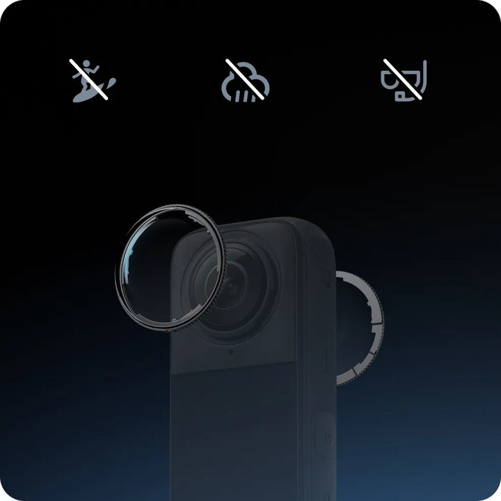 Insta360 X5 Premium Lens Guards (CINSBAHC) — Tempered Glass Protection