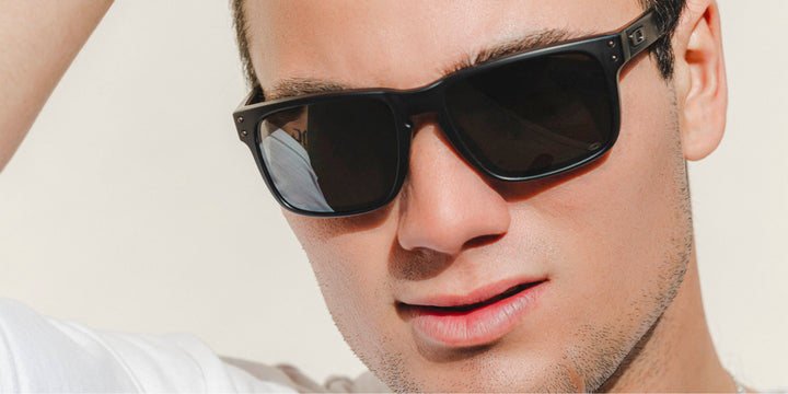 Oakley Holbrook™ Matte Black w/ Prizm Black Polarized Sunglasses (OO9102)