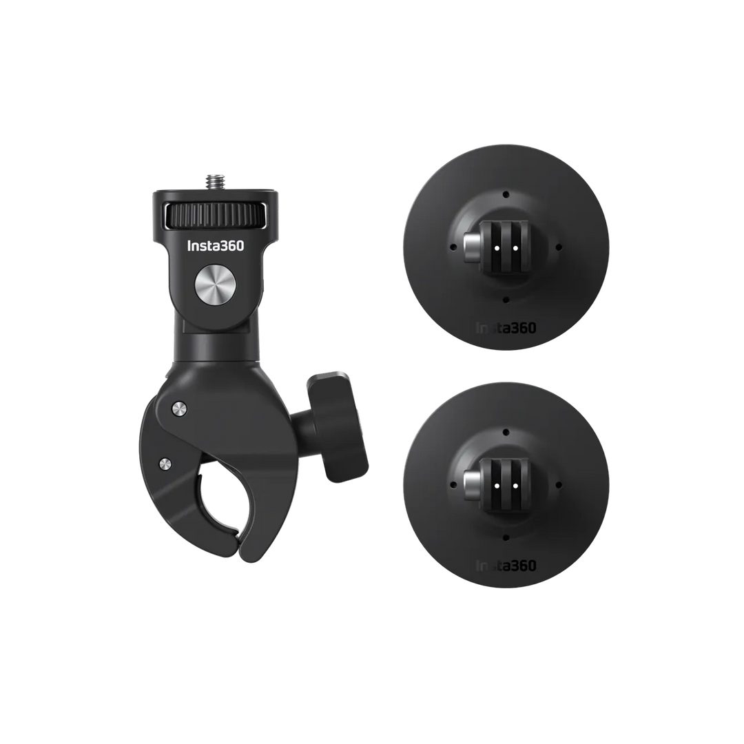 Insta360 Motorcycle Kit Bundle — Heavy Duty Clamp + Accessories