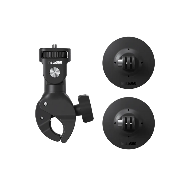 Insta360 Motorcycle Kit Bundle — Heavy Duty Clamp + Accessories