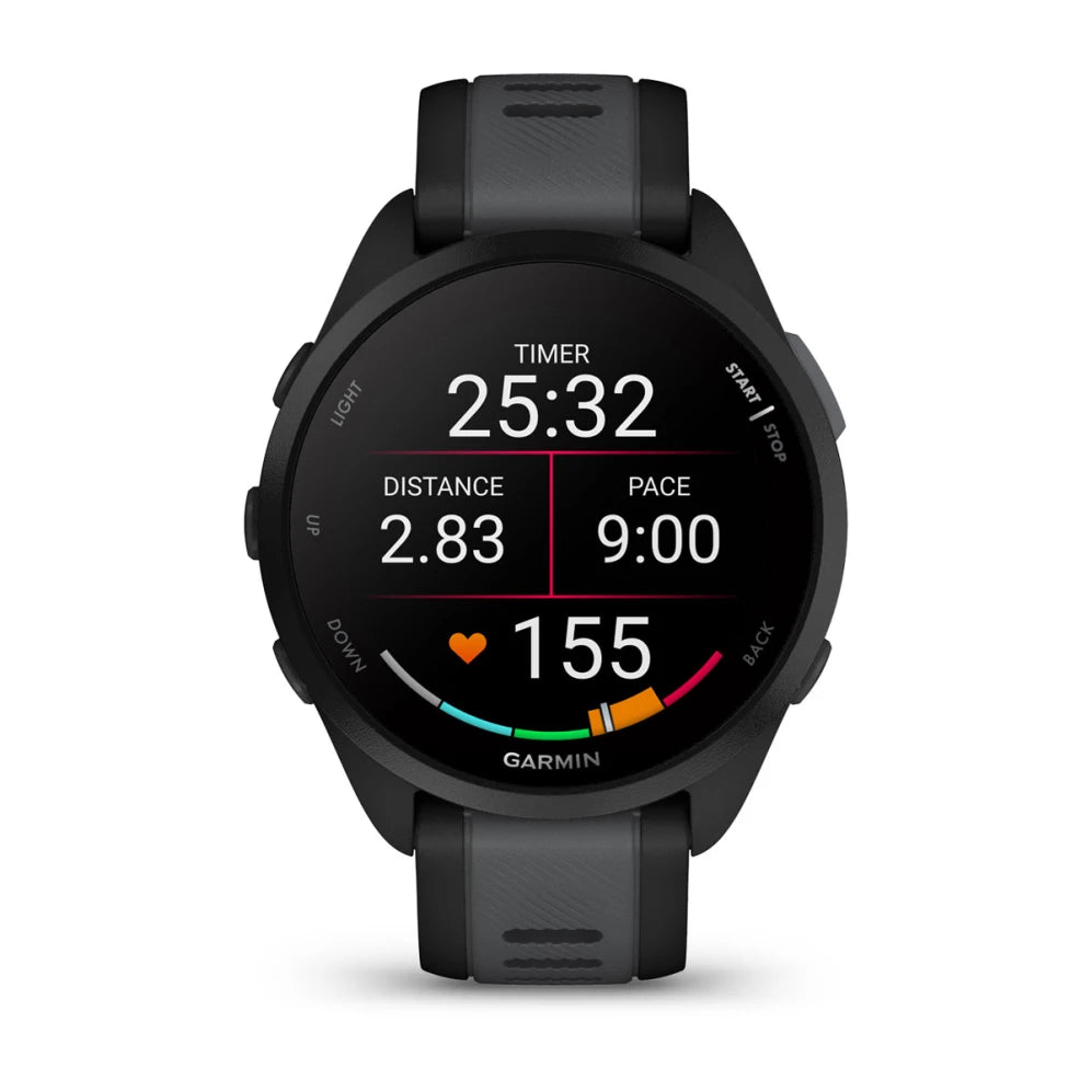 WATCH | Forerunner® 165 Black/Slate Gray | GARMIN