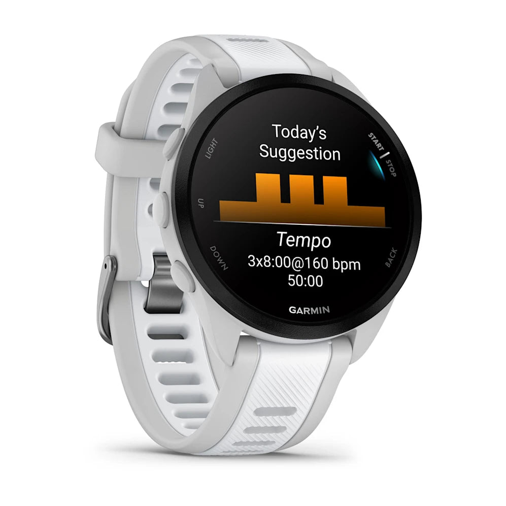 WATCH | Forerunner® 165 Mist Gray/Whitestone | GARMIN