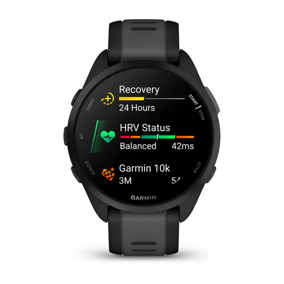 WATCH | Forerunner® 165 Black/Slate Gray | GARMIN