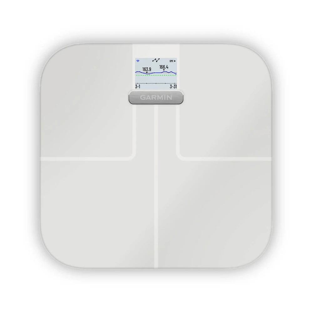 Garmin Index S2 Smart Scale – Wi-Fi Body Composition White