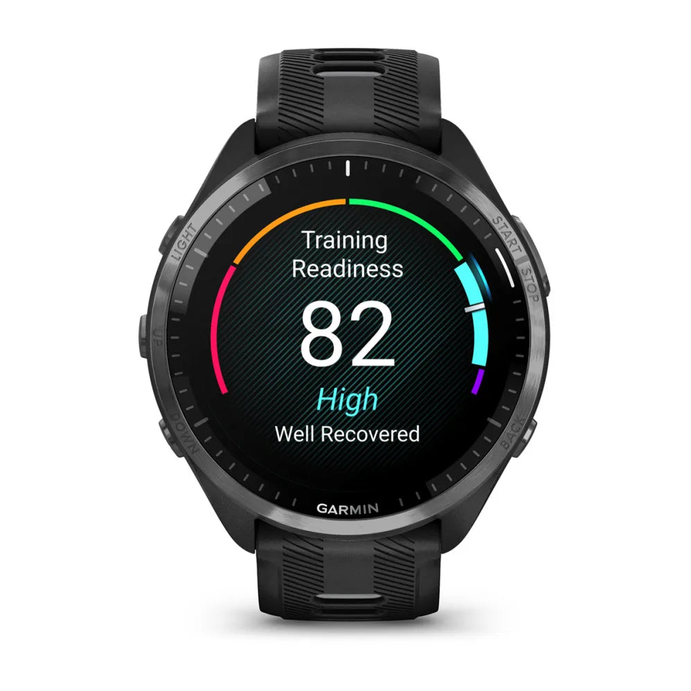 WATCH | Forerunner® 965 | Carbon Gray DLC Titanium Bezel with Black