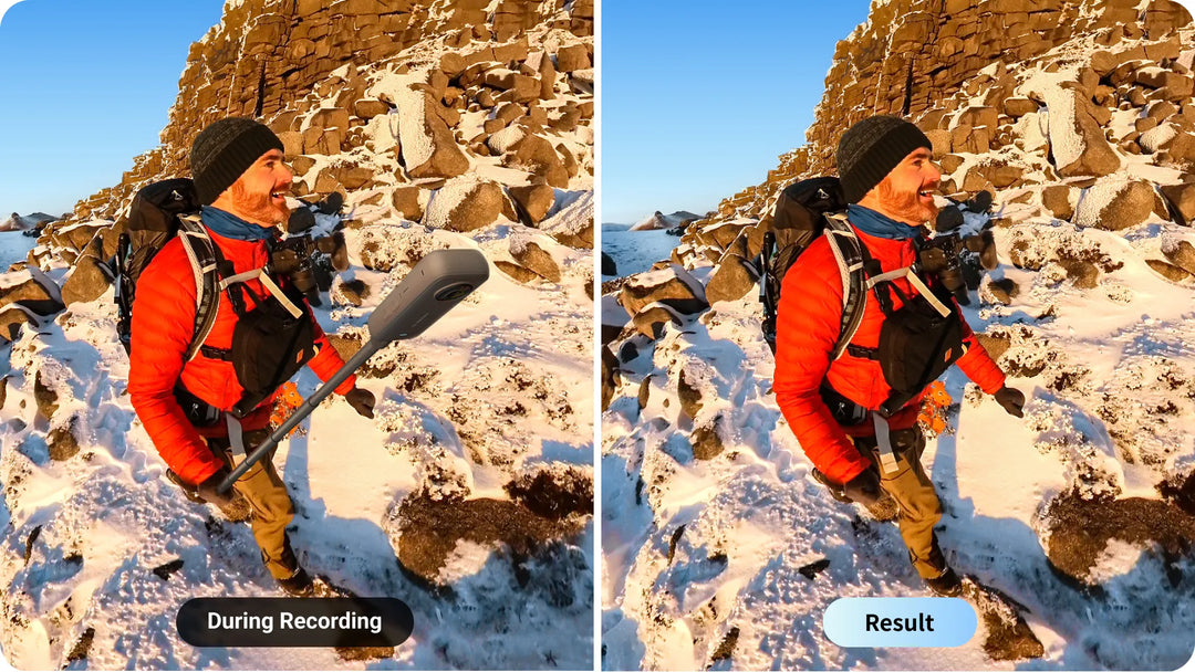 Insta360 Action Invisible Selfie Stick (CINSAAVF) — Auto-Stitch Disappearing Pole