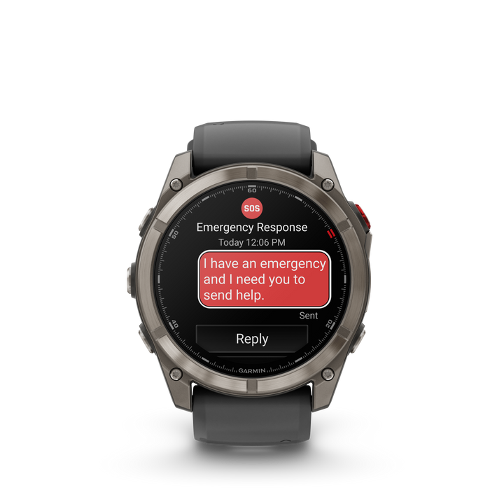 Garmin Fēnix 8 Pro 51 mm Titanium — Graphite/Black + Silicone Band (010-03199-10)