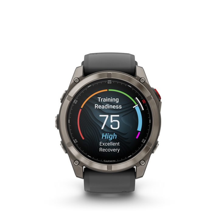 Garmin Fēnix 8 Pro 51 mm Titanium — Graphite/Black + Silicone Band (010-03199-10)