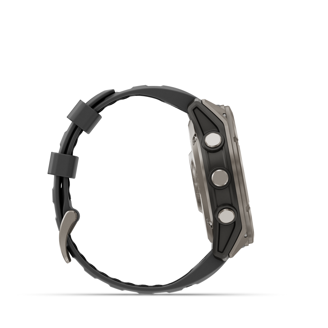 Garmin Fēnix 8 Pro 51 mm Titanium — Graphite/Black + Silicone Band (010-03199-10)