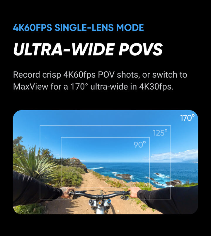 Insta360 X5 – 8K 360° Action Camera with Replaceable Lenses & PureVideo