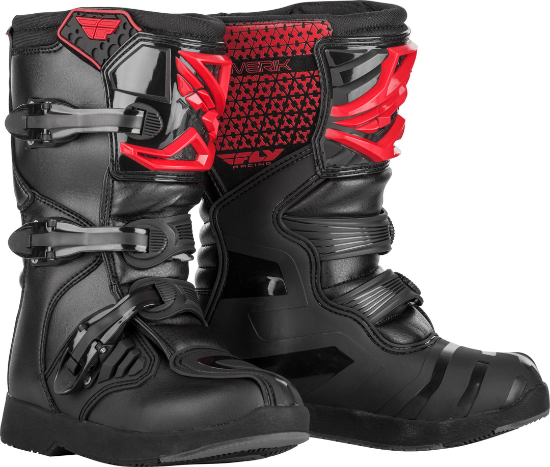 Youth Maverik Boots Pink/black Sz 06