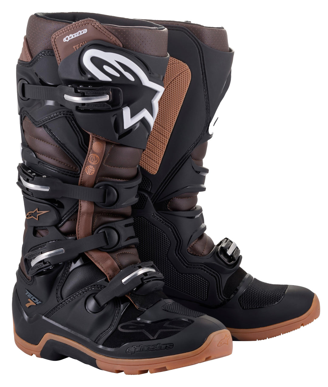 Tech 7 Enduro Boots Blk/slvr/mltry Grn Sz 14