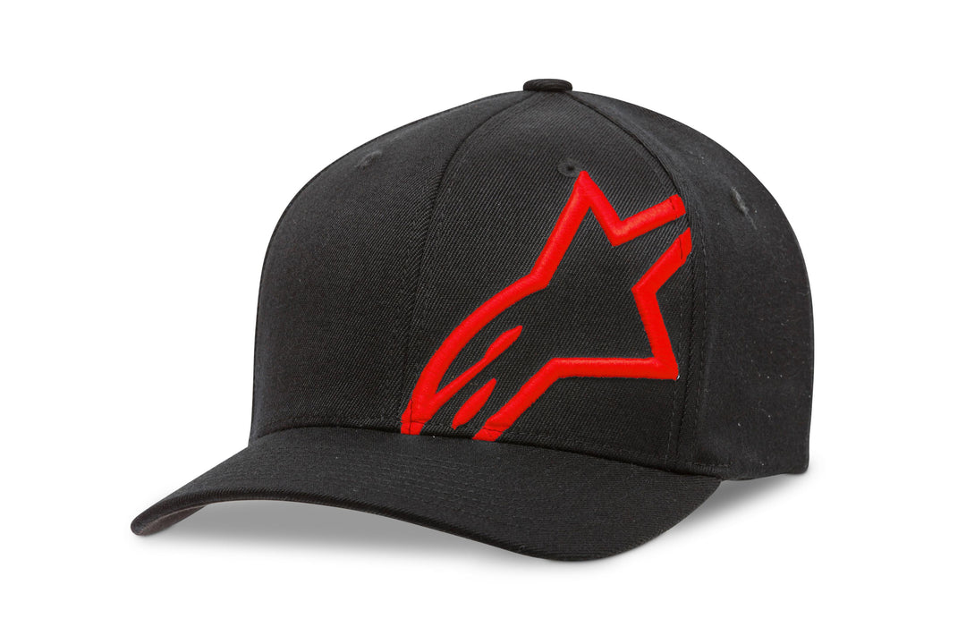 Corp Shift 2 Curved Brim Hat Black/red Sm/md
