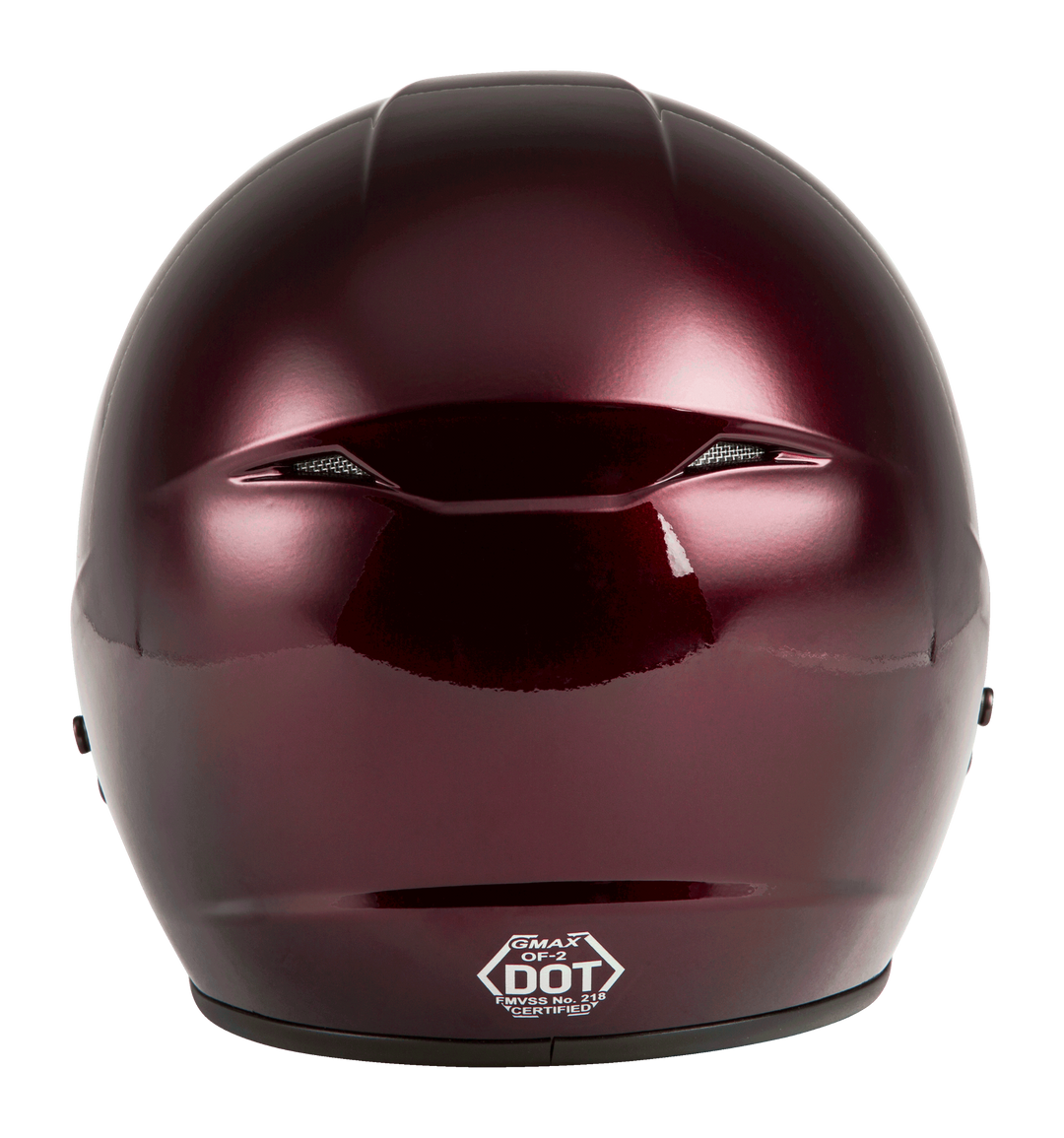 Of-2 Open-face Helmet Wine Red Xs