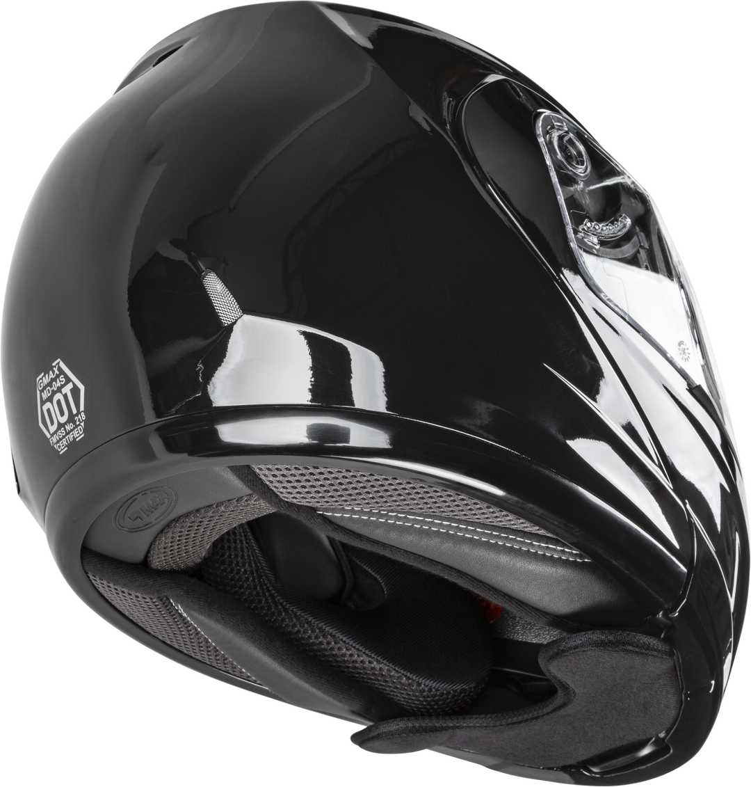 Md-04s Modular Snow Helmet Matte Black Xs