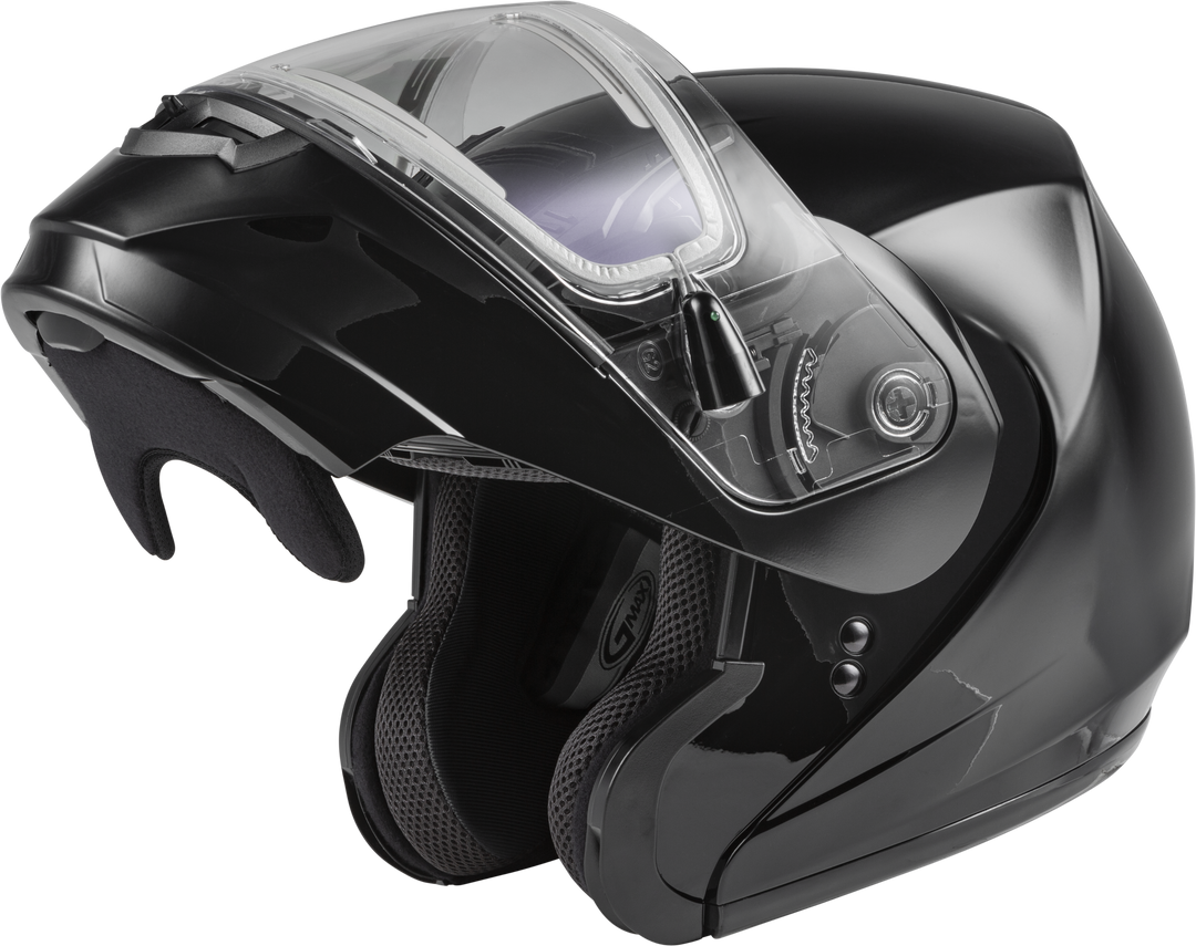 Md-04s Modular Snow Helmet W/electric Shield Matte Blk Xs