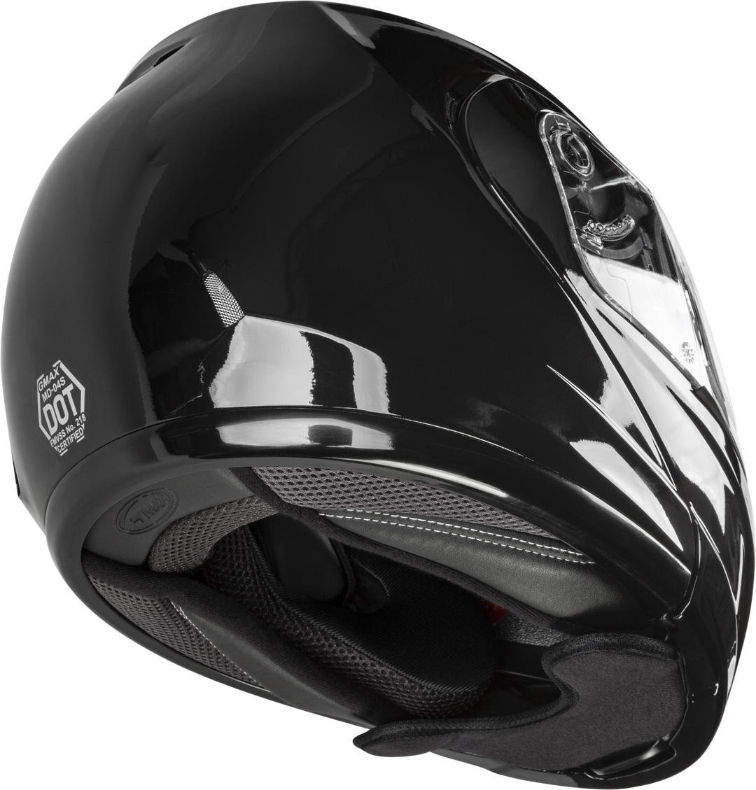 Md-04s Modular Snow Helmet W/electric Shield Matte Blk Xs