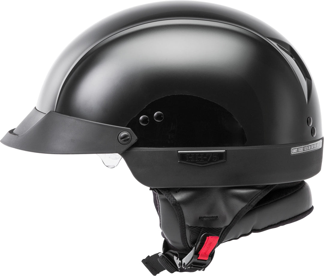 Hh-75 Half Helmet White Xs