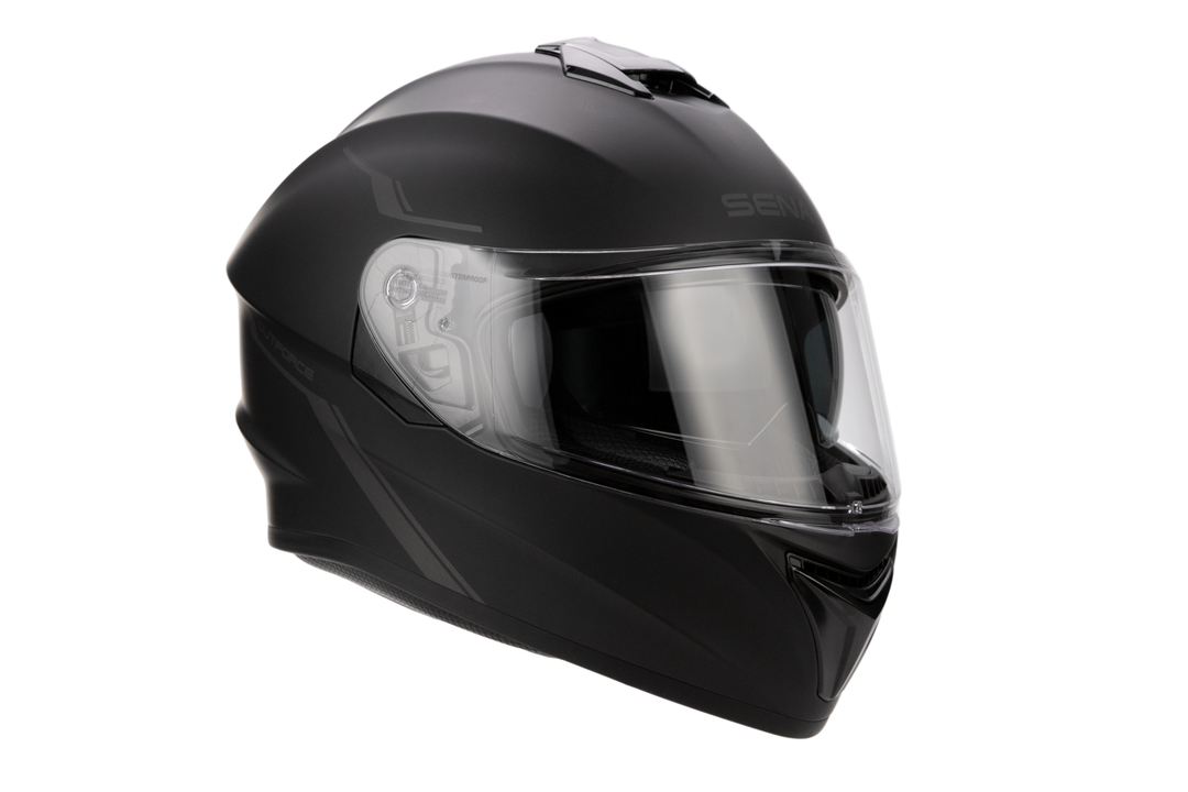 Outforce Full Face Helmet Bluetooth Matte Black Xl