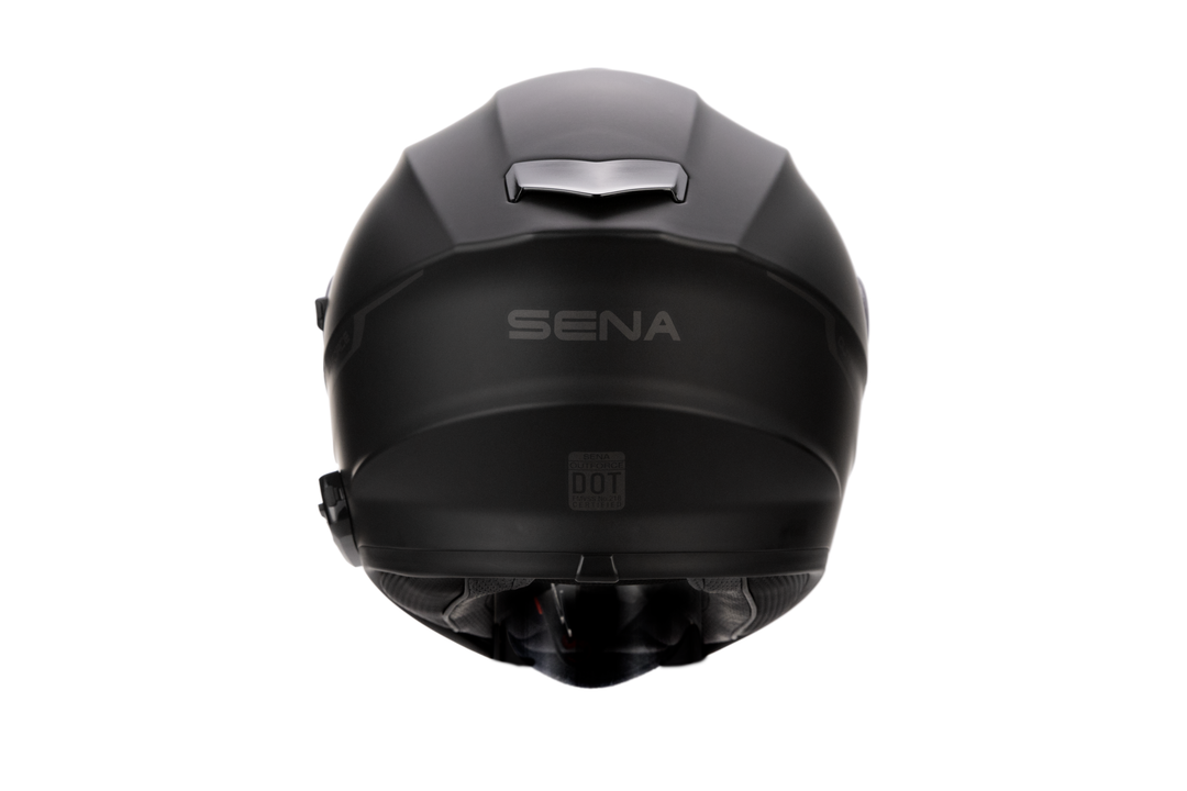 Outforce Full Face Helmet Bluetooth Matte Black Xl