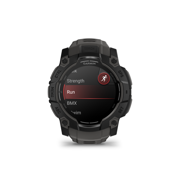 Garmin Instinct® 3 (50 mm) AMOLED – Rugged GPS Smartwatch, Black/Charcoal