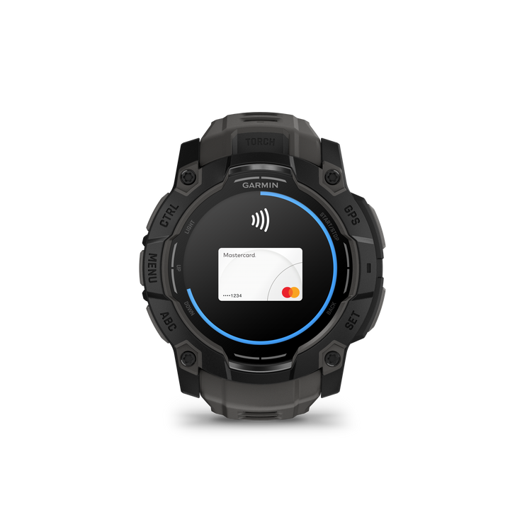 Garmin Instinct® 3 (50 mm) AMOLED – Rugged GPS Smartwatch, Black/Charcoal