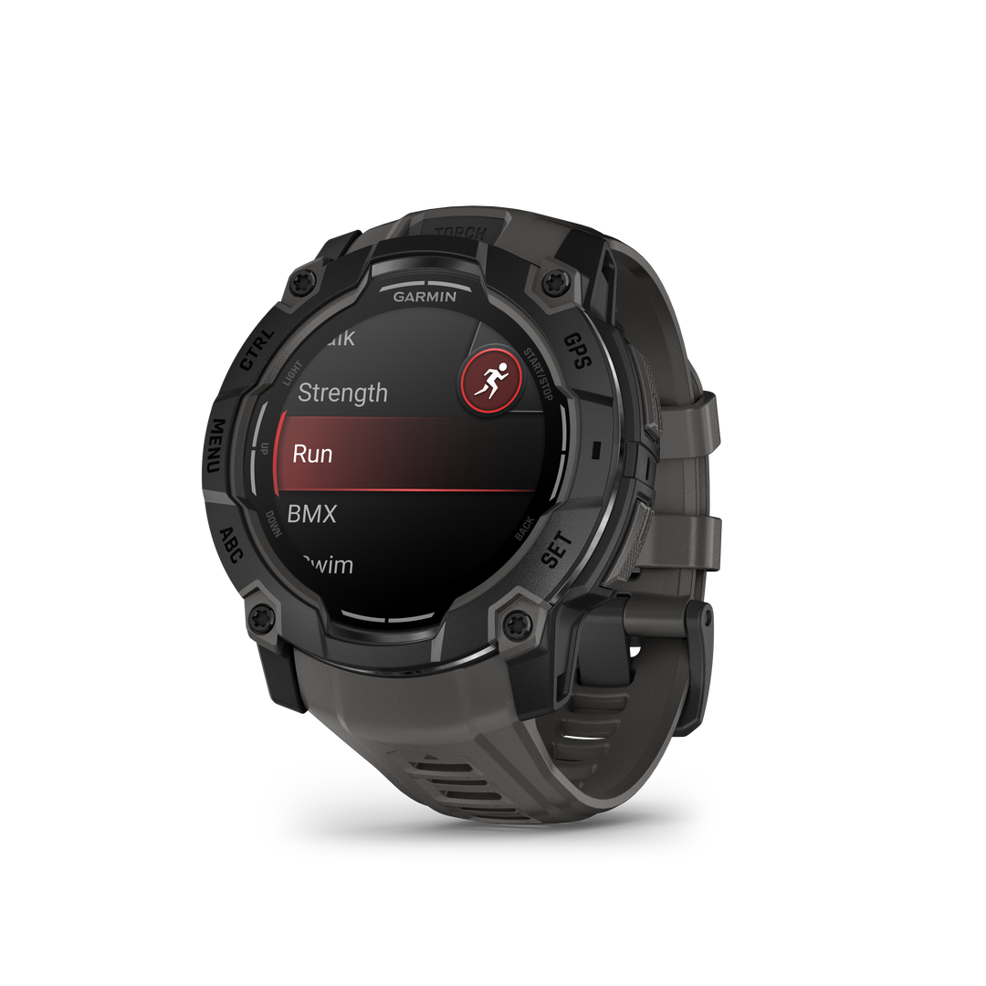 Garmin Instinct® 3 (50 mm) AMOLED – Rugged GPS Smartwatch, Black/Charcoal