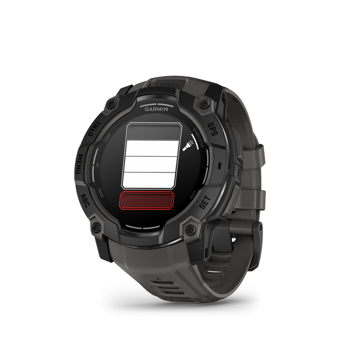 Garmin Instinct® 3 (50 mm) AMOLED – Rugged GPS Smartwatch, Black/Charcoal