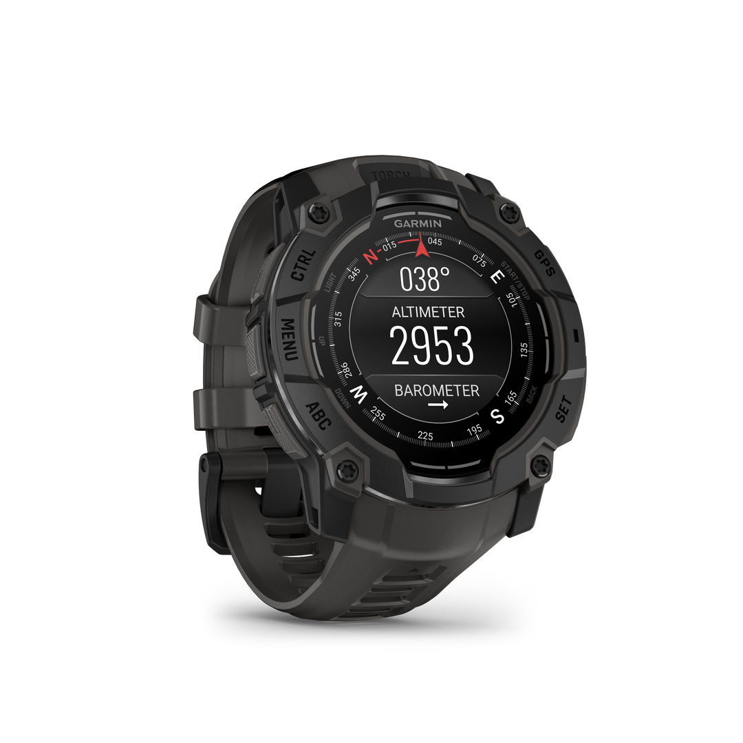 Garmin Instinct® 3 (50 mm) AMOLED – Rugged GPS Smartwatch, Black/Charcoal