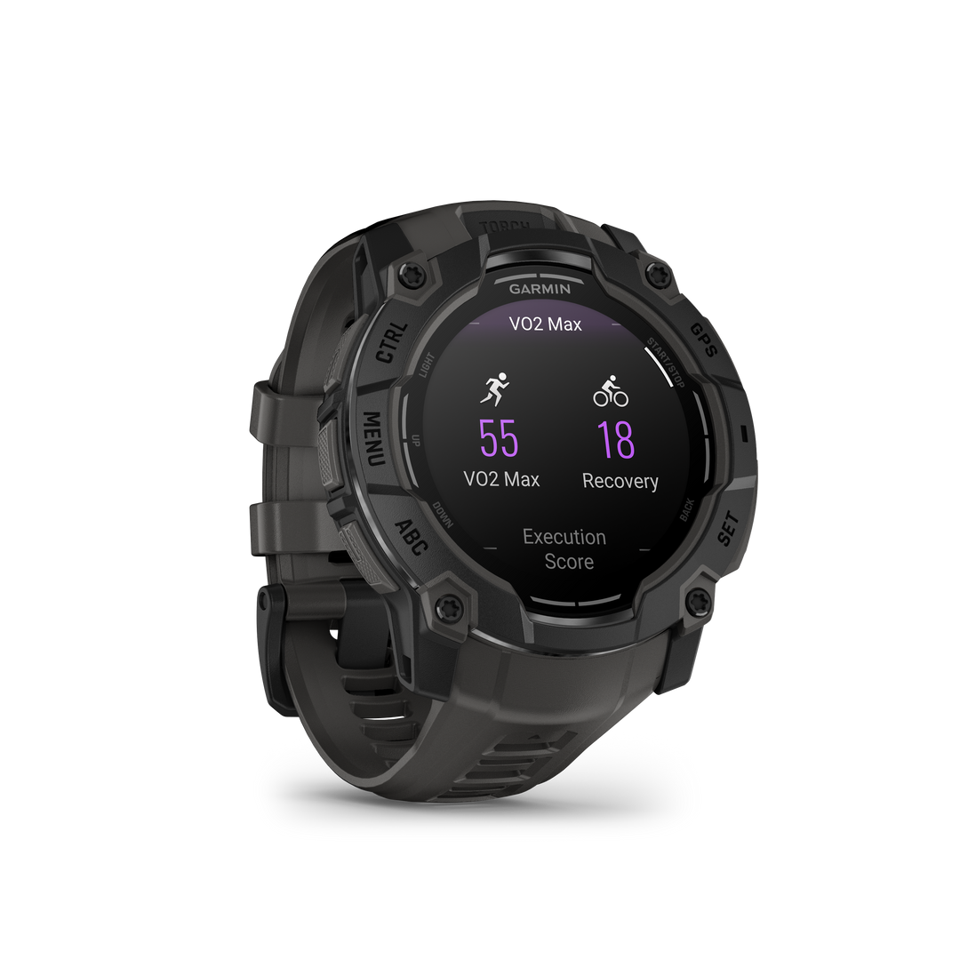 Garmin Instinct® 3 (50 mm) AMOLED – Rugged GPS Smartwatch, Black/Charcoal