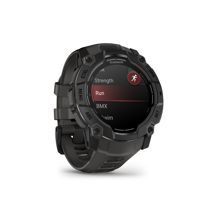 Garmin Instinct® 3 (50 mm) AMOLED – Rugged GPS Smartwatch, Black/Charcoal