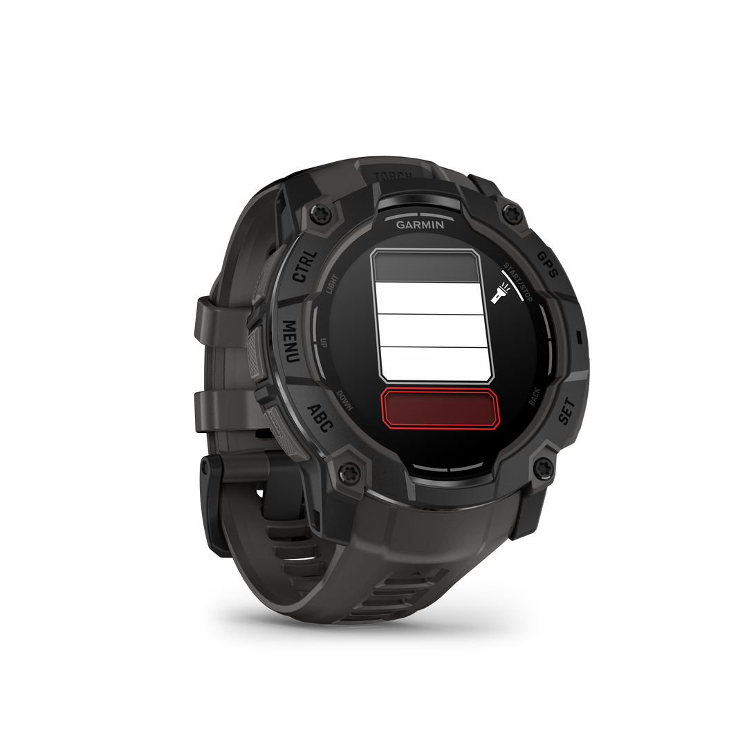 Garmin Instinct® 3 (50 mm) AMOLED – Rugged GPS Smartwatch, Black/Charcoal