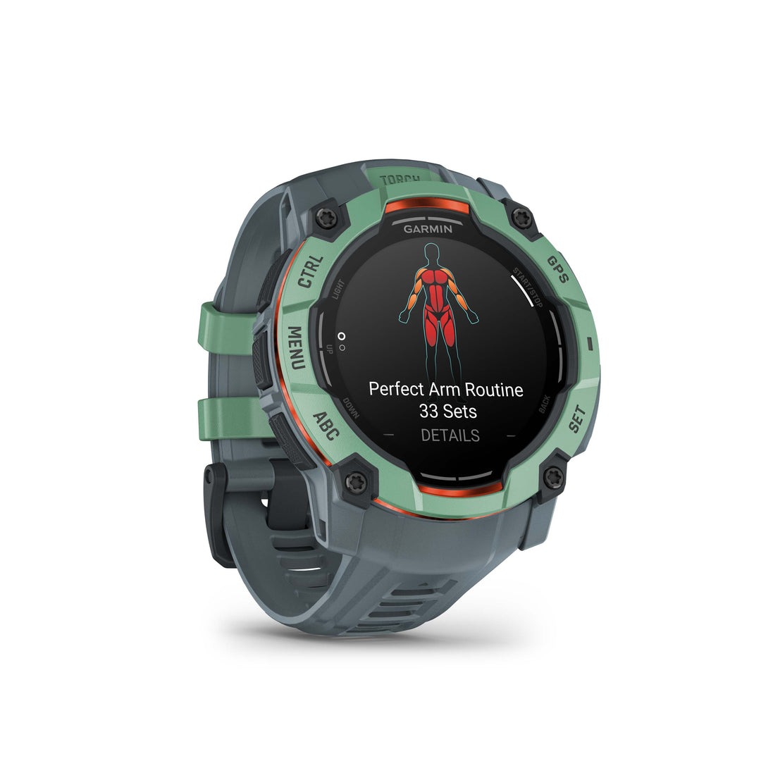 Garmin Instinct® 3 (50 mm) AMOLED – Rugged GPS Smartwatch, Neo Tropic/Twilight