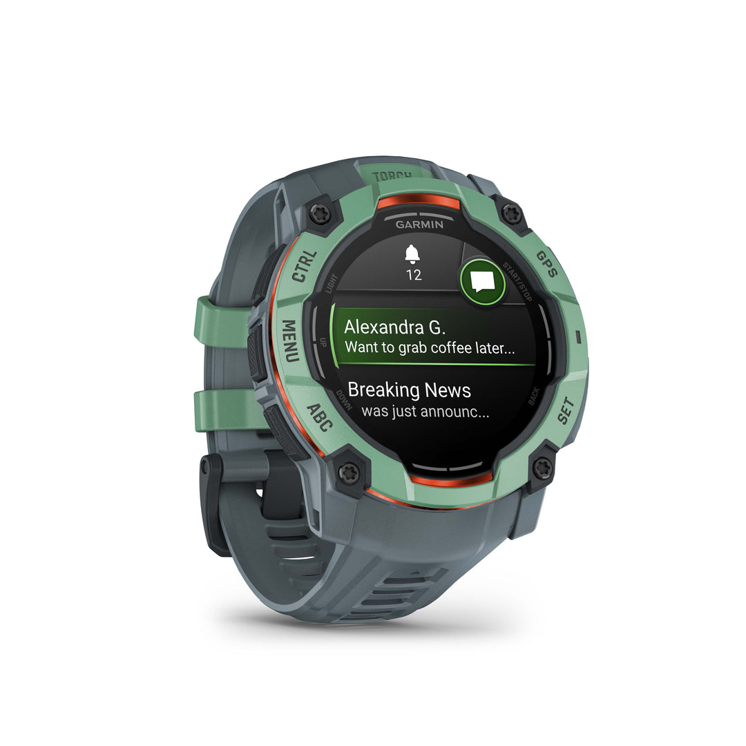 Garmin Instinct® 3 (50 mm) AMOLED – Rugged GPS Smartwatch, Neo Tropic/Twilight