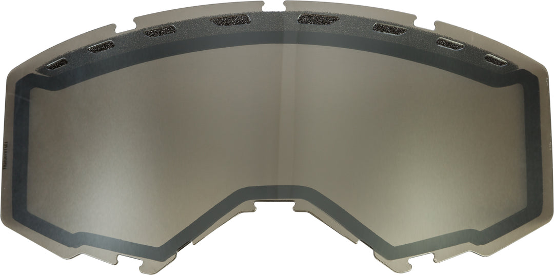 Dual Lens With Vents Adult Silver Mirror-smoke