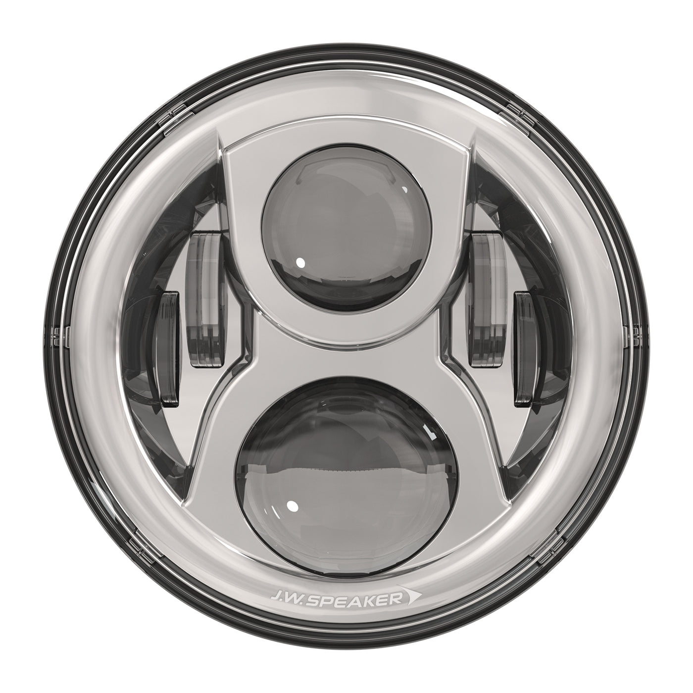 8700 Ev2-s Headlamp 7" Chr Bezel W-mount Ring