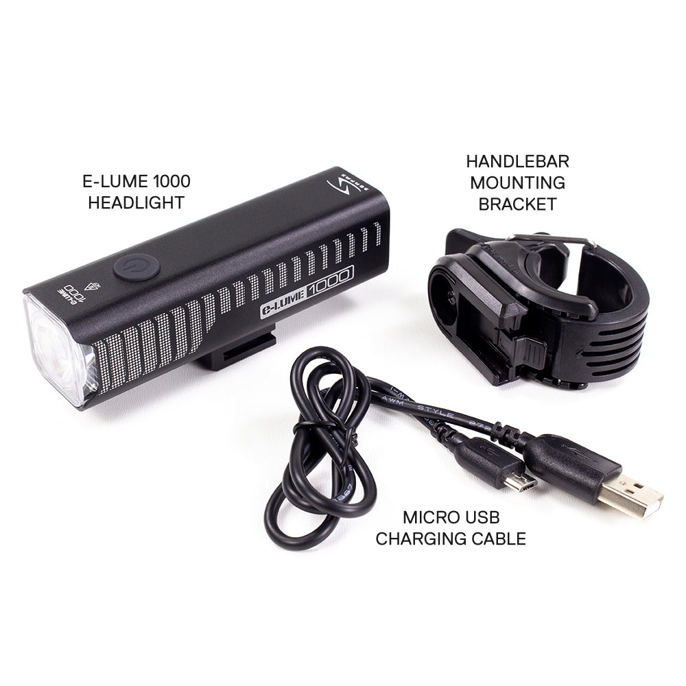 USM-1000 E-Lume 1000 Bicycle Headlight | SERFAS