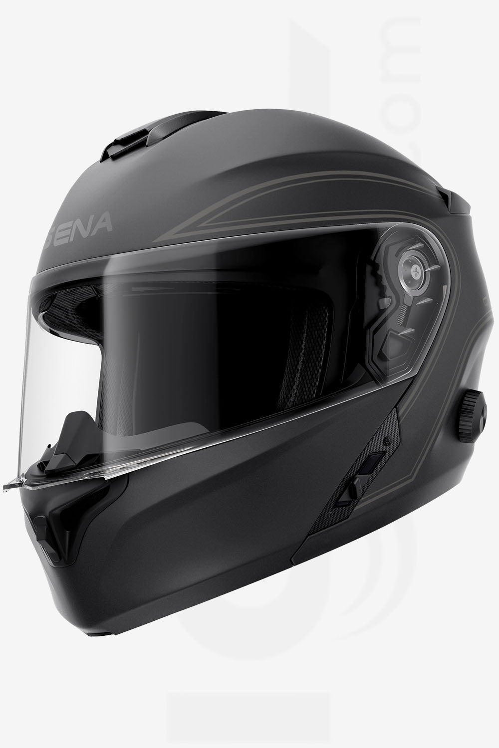 HELMET SENA - OUTRUSH, Bluetooth Helmet, Flip-up - Matte Black