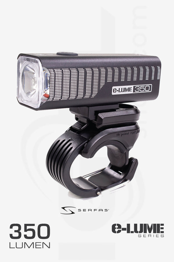 USM-350 E-Lume 350 Bicycle Headlight | SERFAS