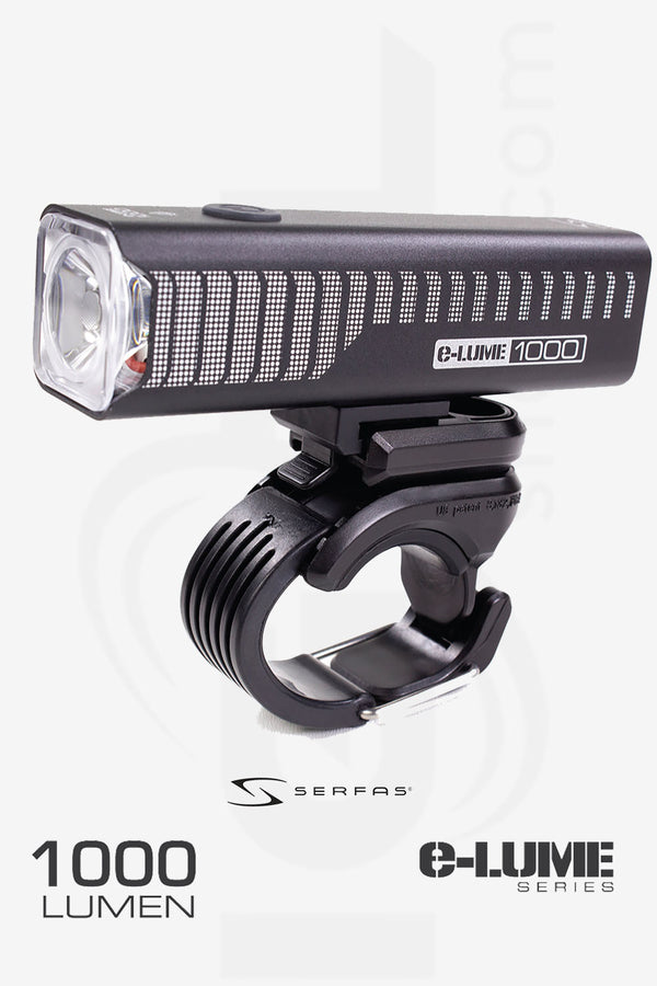 USM-1000 E-Lume 1000 Bicycle Headlight | SERFAS