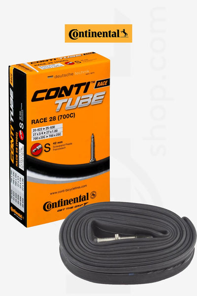 2X - Continental Race 28 700x20/25c 60mm Presta Valve Road Bike Tube